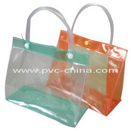 pvc hand bag